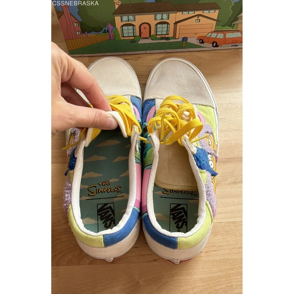 Vans Old Skool The Bouviers Multi-Color Sneaker Size Men 9 Women 10.5